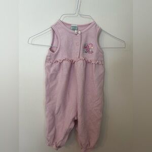 Vintage Baby Elmo Romper Waffle Knit